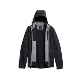 Sitka Alpha Fleece Hooded Jacket - Black