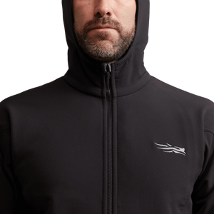 Sitka Alpha Fleece Hooded Jacket - Black