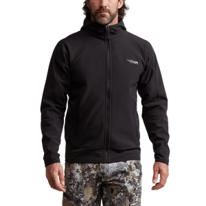 Sitka Alpha Fleece Hooded Jacket - Black
