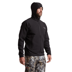 Sitka Alpha Fleece Hooded Jacket - Black
