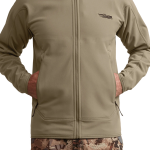 Sitka Alpha Fleece Hooded Jacket - Buckskin