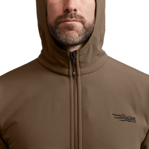 Sitka Alpha Fleece Hooded Jacket - Cattail Brown
