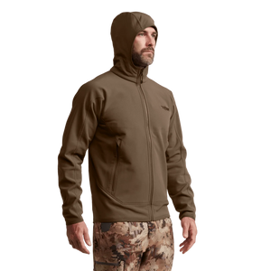Sitka Alpha Fleece Hooded Jacket - Cattail Brown