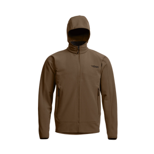 Sitka Alpha Fleece Hooded Jacket - Cattail Brown