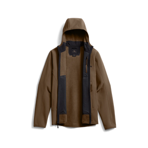 Sitka Alpha Fleece Hooded Jacket - Cattail Brown
