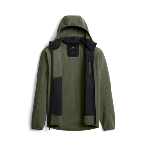 Sitka Alpha Fleece Hooded Jacket - Olive Green