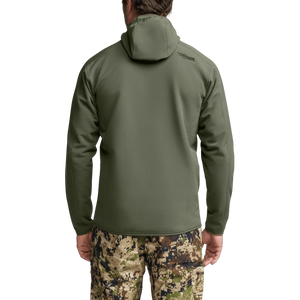 Sitka Alpha Fleece Hooded Jacket - Olive Green
