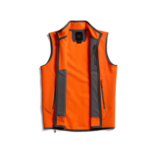 Sitka Alpha Fleece Vest - Blaze Orange