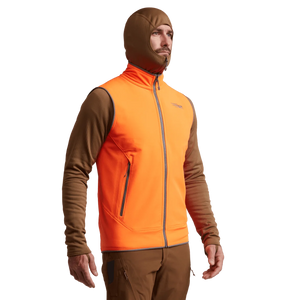 Sitka Alpha Fleece Vest - Blaze Orange