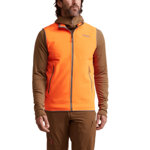 Sitka Alpha Fleece Vest - Blaze Orange