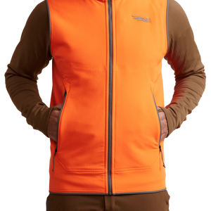 Sitka Alpha Fleece Vest - Blaze Orange
