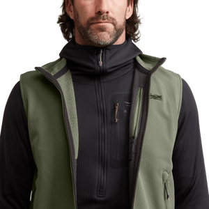 Sitka Alpha Fleece Vest - Olive Green